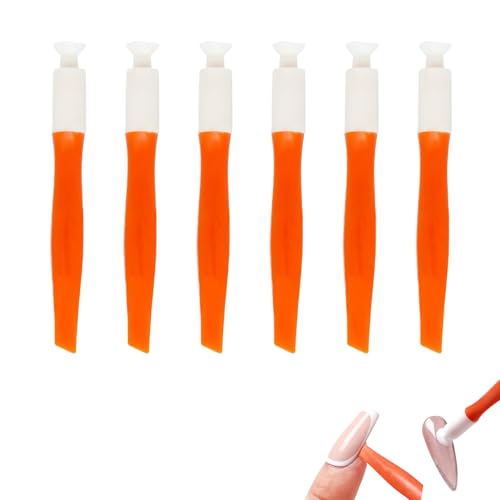 Press On Nail Tools – 6 Pieces Set Tipped Plastic
