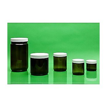 2oz Clear Straight Sided Jar Assembled with 53-400 F-217 Cap