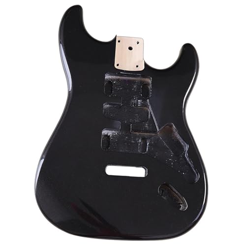 Guitar Body Kit Black Single Crank Electric Guitar Body Modification DIY Accessories