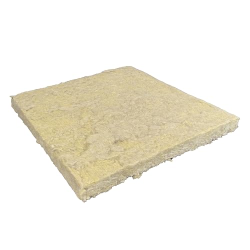 Thermal and Acoustic Insulation Rock Wool Panel - 60 x 60 x 5 cm Sheet | High Density | Flame Resistant | Insulation for Walls, Ceilings, Floors, Vehicles and More Thermal and Acoustic Insulation Rock Wool Panel - 60 x 60 x 5 cm Sheet | High Density | Flame Resistant | Insulation for Walls, Ceilings, Floors, Vehicles and More
