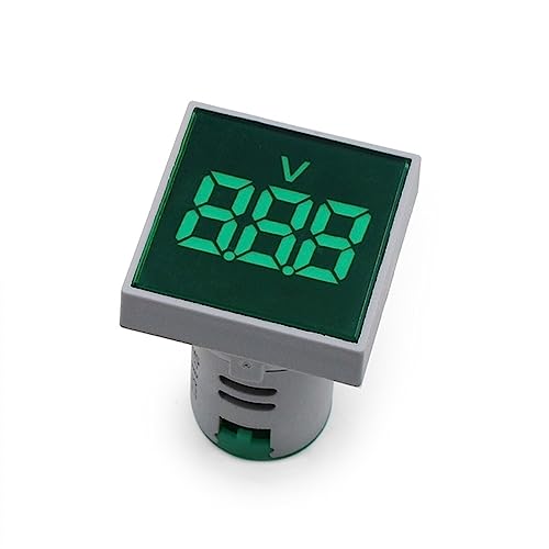 Voltmètre numérique AC 20-500V fini les pannes avec ce mini moniteur LED vert