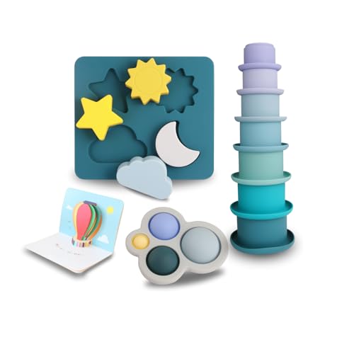 Image of Montessori Toys for 1 Year Old - Gift for Toddlers, Baby Educational Toys for 6-12 Months, Baby Gift Set for Cognitive Development, Montessori Toys for Babies 6-12 Months