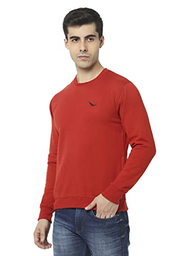 Image of HiFlyers Men's Cotton Blend Casual Crew Neck Sweatshirt