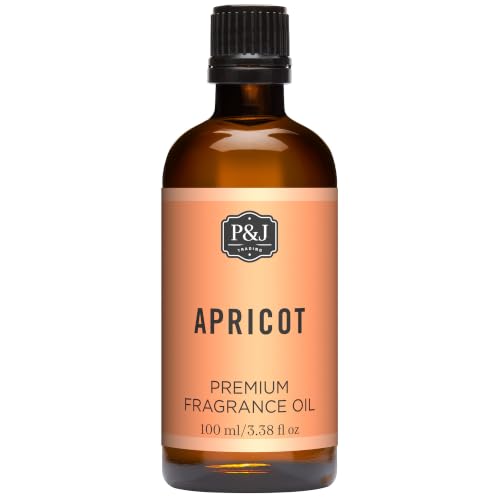 Image of P&J Trading - Apricot Scented Oil 100ml - Fragrance Oil for Candle Making, Soap Making, Diffuser Oil