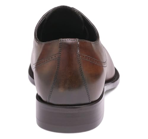Johnston & Murphy Men's Ellsworth Plain Toe Medallion Oxford3