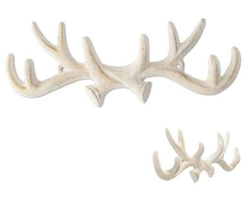 Comfify Geweihhaken aus Gusseisen Vintage Antiker Metallfinish...