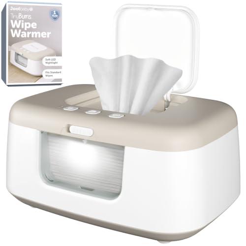 Jool Baby TinyBums Baby Wipe Warmer & Dispenser with LED Changing...