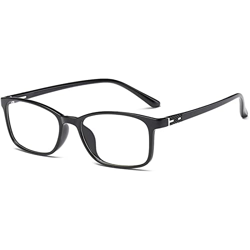 ANRRI Classic Glasses Clear Lens Non Prescription Square Black Frame Eyewear Men Women
