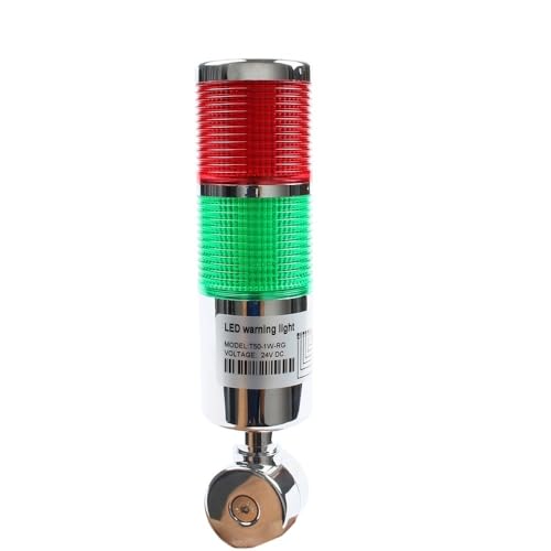 Voyant d'avertissement clignotant rouge vert DC12-24V pour résoudre les pannes visuelles