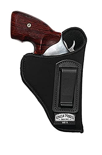 Uncle Mike's Off-Duty and Concealment Nylon OT ITP Holster (Black, Size 0, Left Hand)