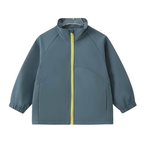 Kids Rain Jacket Girl's Lightweight Waterproof Rain Coats Outerwear Windbreaker Outdoor Casual Jacket 4-16 Years2