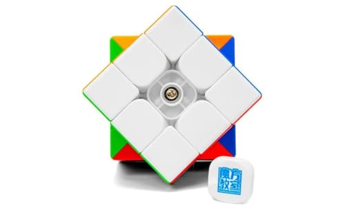 Image of HAWKISTER 6+ Years Moyu Meilong 3M V2 Magnetic Stickerless 3X3 Speed Cube, Mfjs Meilong 2024 3 By 3 Cube Puzzle (Moyu Meilong 3M V2 2024 Magnetic Standard)