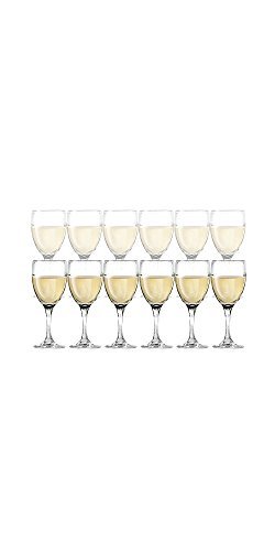 DailywareTM Set of 12 White Wine Glasses, 10.25 oz by Dailyware