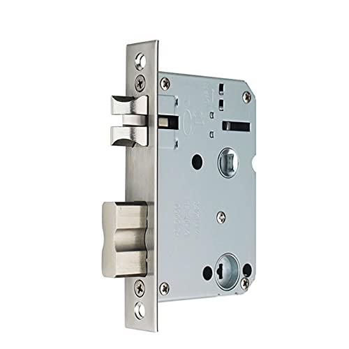 GZKDKZB Cerraduras de embutir, Cuerpo de 50 x 50, aptas para Cerradura de Huella Dactilar, Panel de Acero Inoxidable, Cerrojo, silenciador, manija de elevación para Cerrar (Color: 22 x 180