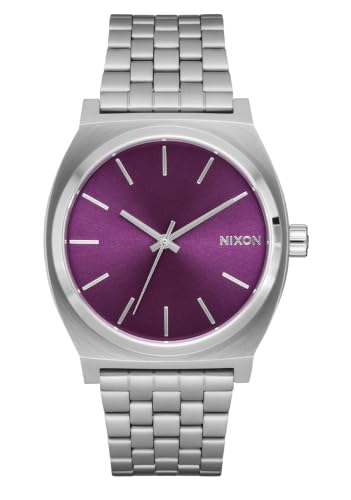 Image of Nixon Unisex Time Teller X Mountain Dweller Collection | (37mm Watch Face, 19.5mm-18mm Stainless Steel Band)