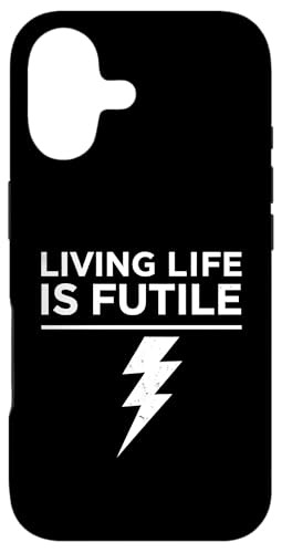 Living Life Is Futile ��Ȏ����j�q���X�g �X�}�z�P�[�X iPhone 17 �p