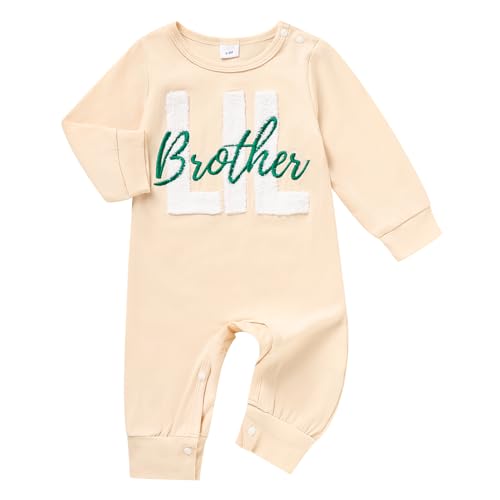 Image of TITKKOP Newborn Baby Boy Romper Long Sleeve Outfits Jumpsuit Clothes Bodysuit One-Piece Romper
