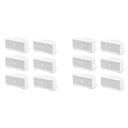 Hlsicnalm(ヘルシンキ) 12x T 字型フィルター 交換用ペット ウォーター ファウンテン フィルター 詰め替え パイオニア ミニ ボルテックスおよびスワン ペット ドリン ファウンテン B