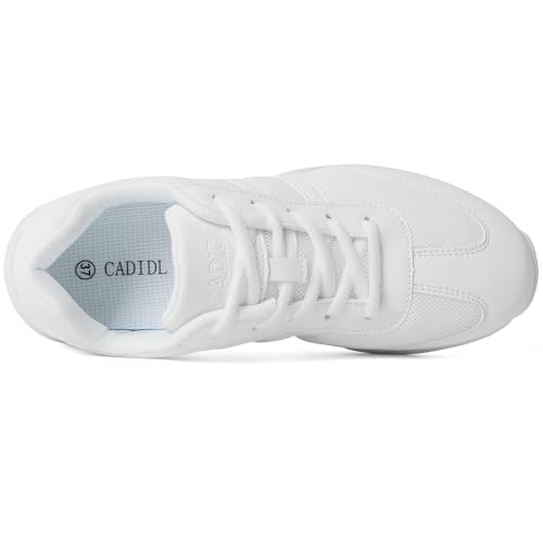 Image of CADIDL Cheer Shoes Women White Cheerleading Dance Shoes