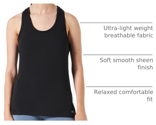 Image of Amazon Essentials Women's Active Quick Dry Tech Stretch Racerback Scoop Neck Tank Top, Multipacks