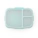 Bentgo Fresh Tray (Aqua) with Transparent Cover - Reusable, BPA-Free, 4-Compartment Meal Prep Container with Built-In Portion Control for Healthy At-Home Meals and On-the-Go Lunches