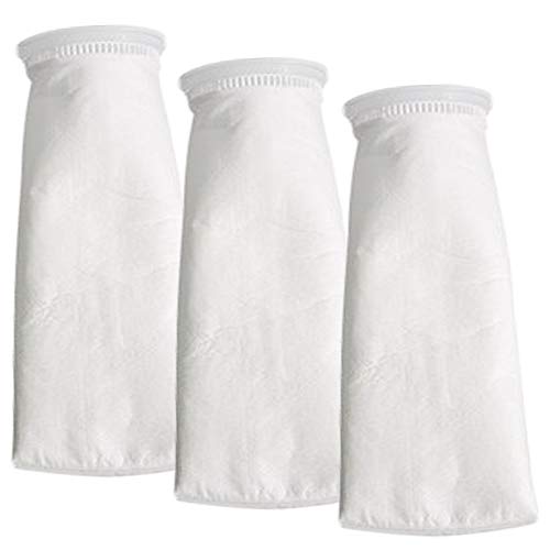 Image of 4 Inch Ring by 15 Inch Long Filter Socks 50 Micron - Aquarium Sump Pond Felt Fabric Filter Bag - 3 Pack (50 Micron)