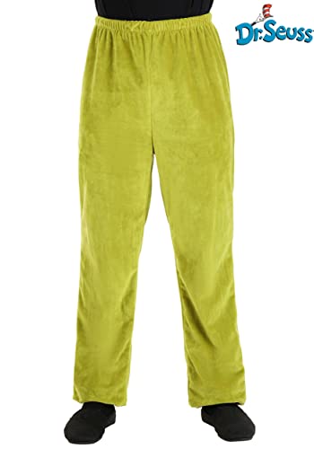 Dr. Seuss Grinch Adult Velboa Pants - Soft and Relaxed Fit with Elastic Waistband2