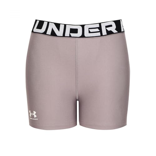 Under Armour HeatGear Shorty-Shorts für Damen, Tetra Gray/White, S – Ansicht 1