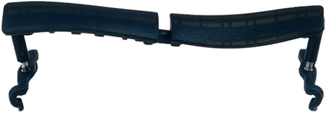 Quick Assembly Shoulder Rest with Silicone Minisucker Anti-slip-off Grip Feet, Silicone Pads with Non-Foldable Clamps, 4 Colors Optional (Black)