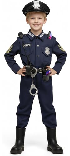 Disfraz de policía para niños y niñas miniatura 1