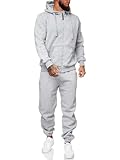 CUBECIRCLE Sweatsuits for Men 2 Piece Men's Jogging Tracksuit Set Hoodie Casual Athletic Long Sleeve Zipper Suit Set