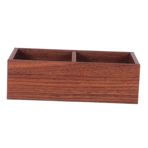 HEALEEP Portabustine Di Zucchero in Legno Massello Contenitore Per Bustine Di Tè e Zucchero Organizzatore Da Cucina Per Spezie e Tè Scatola Portaoggetti Per Stazione Del Caffè