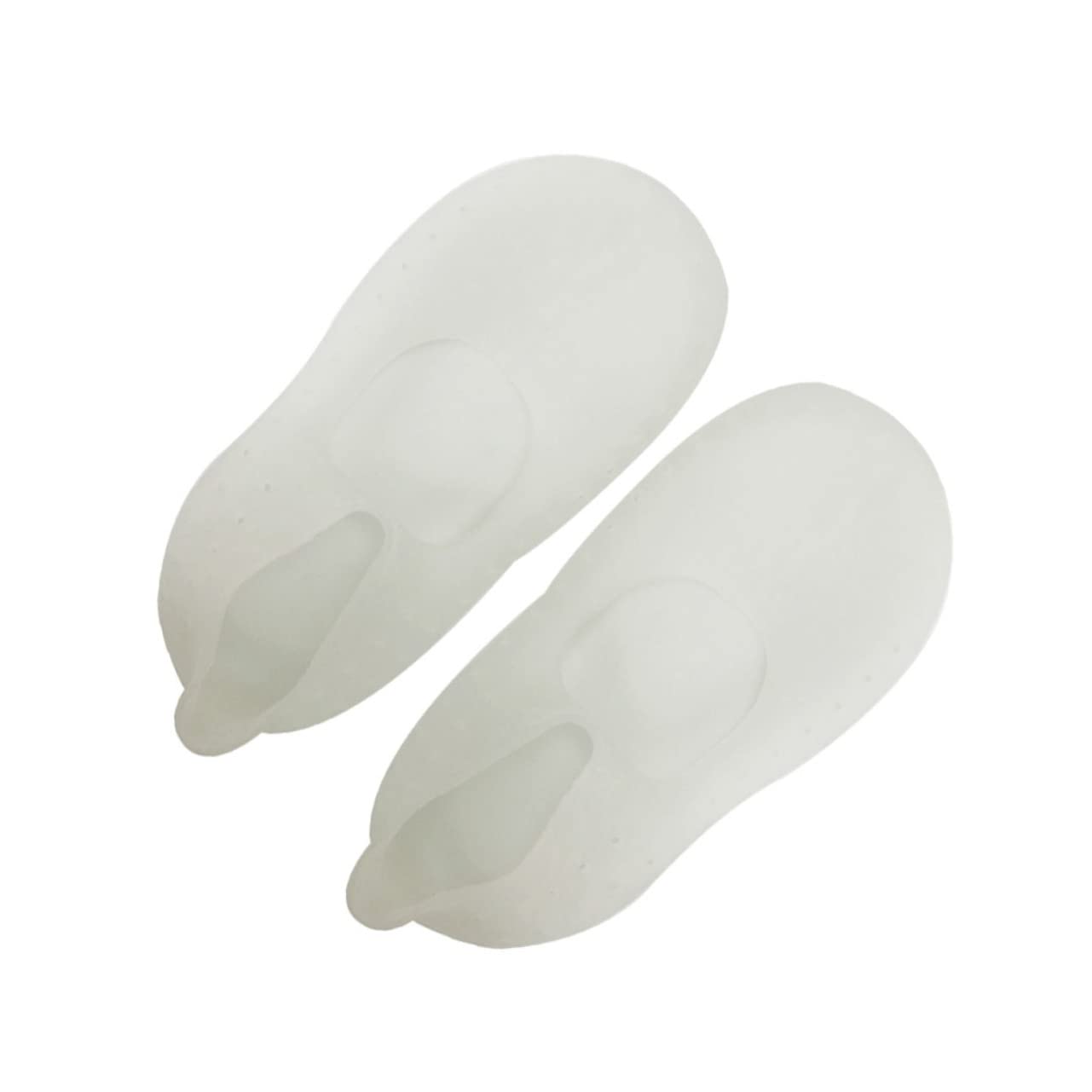 FOMIYES Silicone Boat Socks for Foot Care Moisturizing Gel Socks for Dry Cracked Feet and Heels Cracking Breathable Socks White