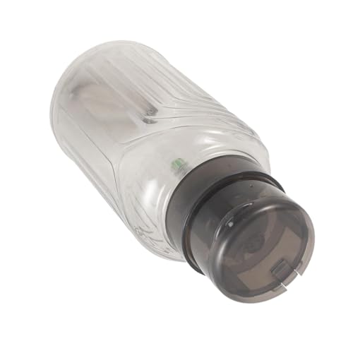 PAMINGONO Dispensador de Bomba de Presión Pet para Manicura, Botella Transparente 200 Ml Cierre Antidesbordamiento, Pack 6 Unidades, Adecuado para Quitaesmalte y Líquidos de Uñas en