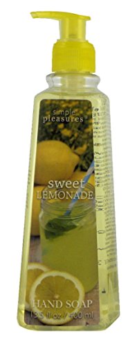 Simple Pleasures Hand Soap - Many Fragrances Available - Bottle Shapes Vary (Sweet Lemonade - 13.5 oz.)