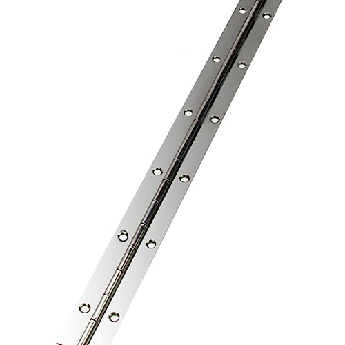 Hoopever Continuous Piano Metal Hinge, 600mm x 25mm x 1mm Stainless Steel, 270 Degree Open, Heavy Duty for Pianos Cabinets - Image 3