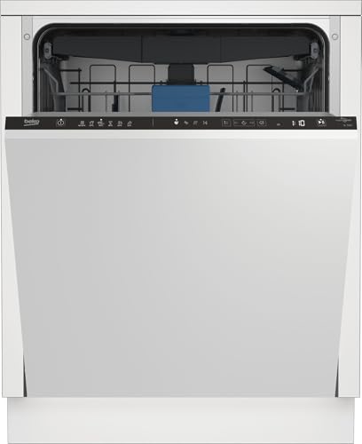 Beko b300 Lavastoviglie a Scomparsa Totale 60 cm, Classe D, 44dBA, 15 coperti, 6 programmi, Cerniere Sliding