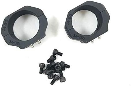 Kinetic Development Group SIDELOK Modular Optics Mount, 34 mm Ring Set, Black, Sid5-534