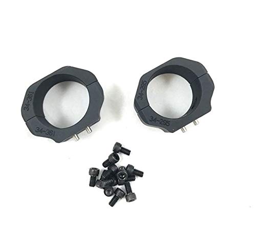 Kinetic Development Group SIDELOK Modular Optics Mount, 34 mm Ring Set, Black, Sid5-534