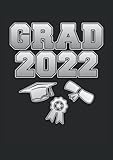  Grad 2022 Graduación escolar: Cuaderno punteado, DIN A4 (21x29,7 cm), 120 páginas, papel color crema, cubierta mate