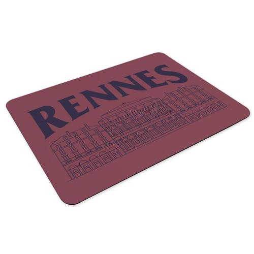 Sets de table antidérapants rouges Rennes Bretagne pour protéger votre table