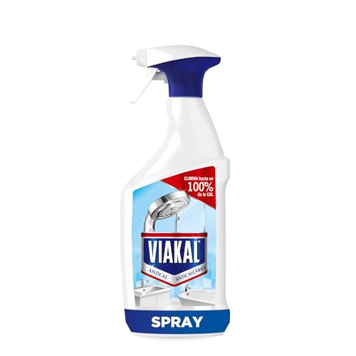 Viakal Clásico Spray Con Tecnología Antigoteo, Número Uno Frente A La Cal Y Las Marcas De Agua En El Baño 700ml