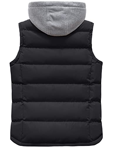 ZSHOW Women's Outerwear Vest Hooded Puffer Vest Padded Winter Vest Jacket2