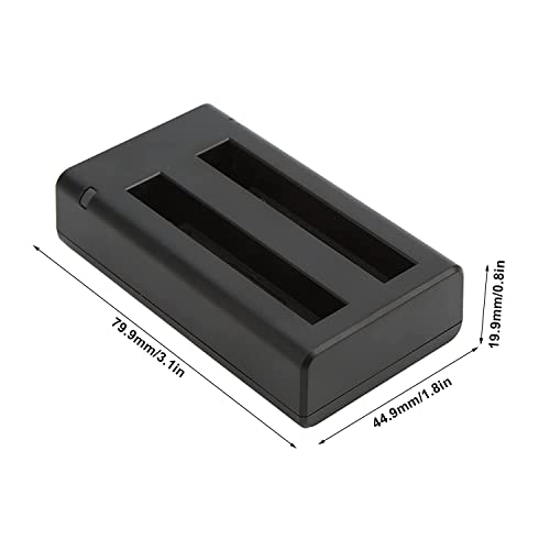 Image of ELFOG Battery Charger Power Dual USB Battery Charger Case Compatible with Insta 360 One X2 Action Camera Battery and Dual USB Charger Kit