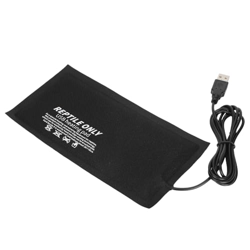 Reptile Pet Heating Pad Portable USB Heat Pad - Easy to Use for Reptile, Amphibian (Small)