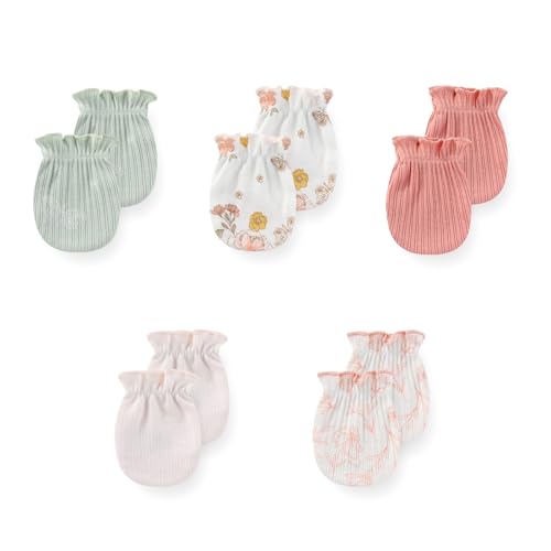 Pack Unisex New Born Boy Girls Anti Scratch Mittens Cotton Soft