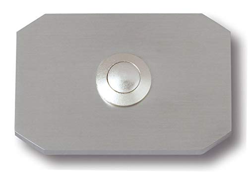 Preisvergleich Produktbild Heidemann 70096 Klingeltaster 1fach Edelstahl 24 V / 1A