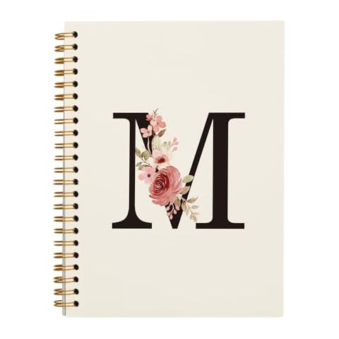 OXW Initial Letter M Personalised Notebook Cover