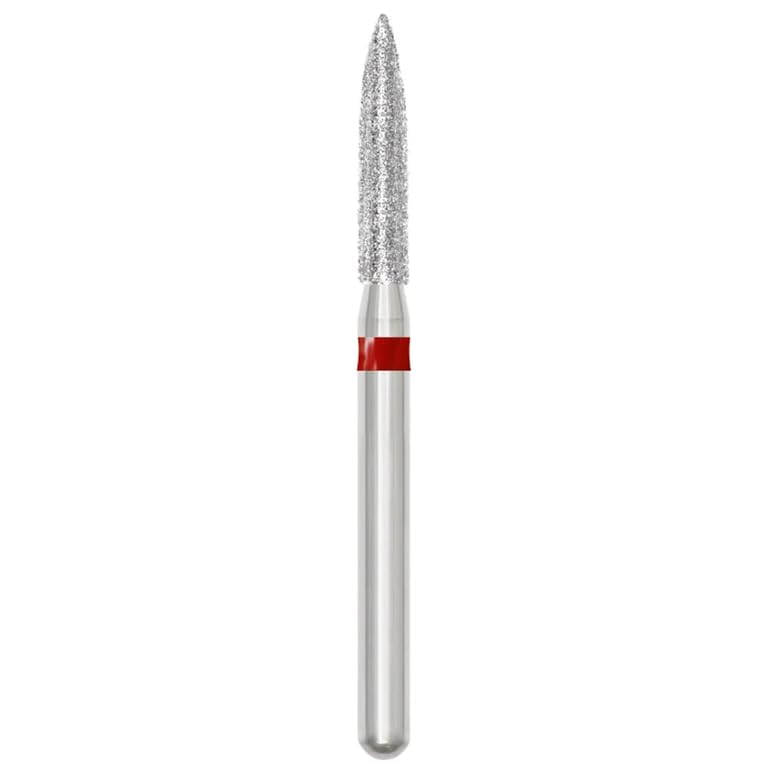 SS White 91338-5 Revelation FG 862-014F Flame Fine Grit Diamond Burs 5/Pk