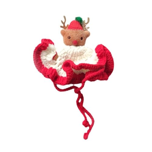 ̂j҂݂̃ybgNX}Xp[eB[Xqsantaclause Hat For Smell Dogs Cats Kitten Holiday Outfit Cosplay AccessoriesybgRXvRX`[